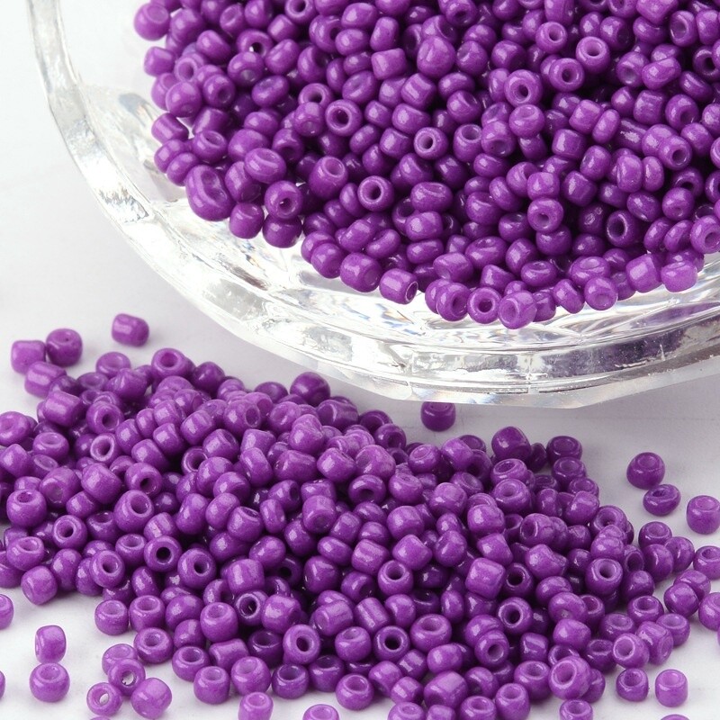 Bead Inspiration Kit - 50gm x Medium Orchid Seed Bead 8