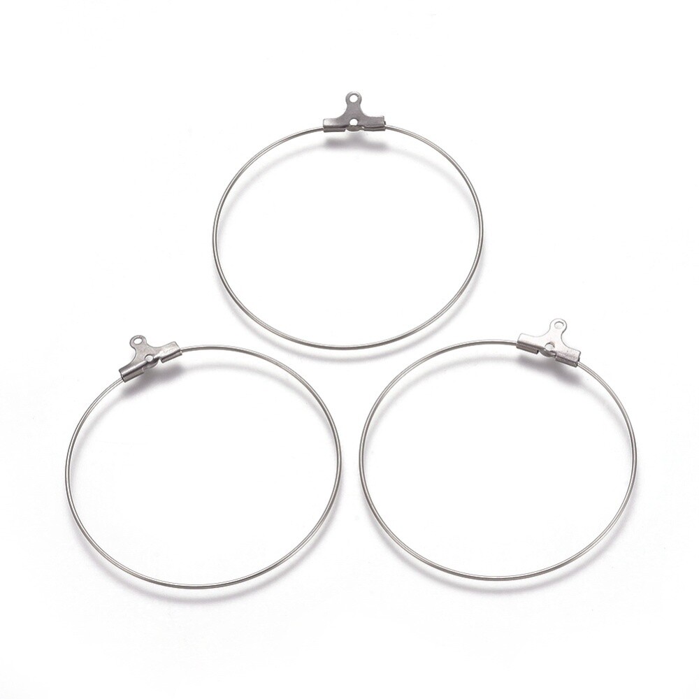 304 SS Hoop - 44.5x40mm (Pair)