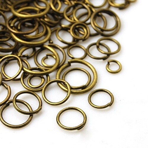 Ant. Bronze Jump Ring  - 4mm