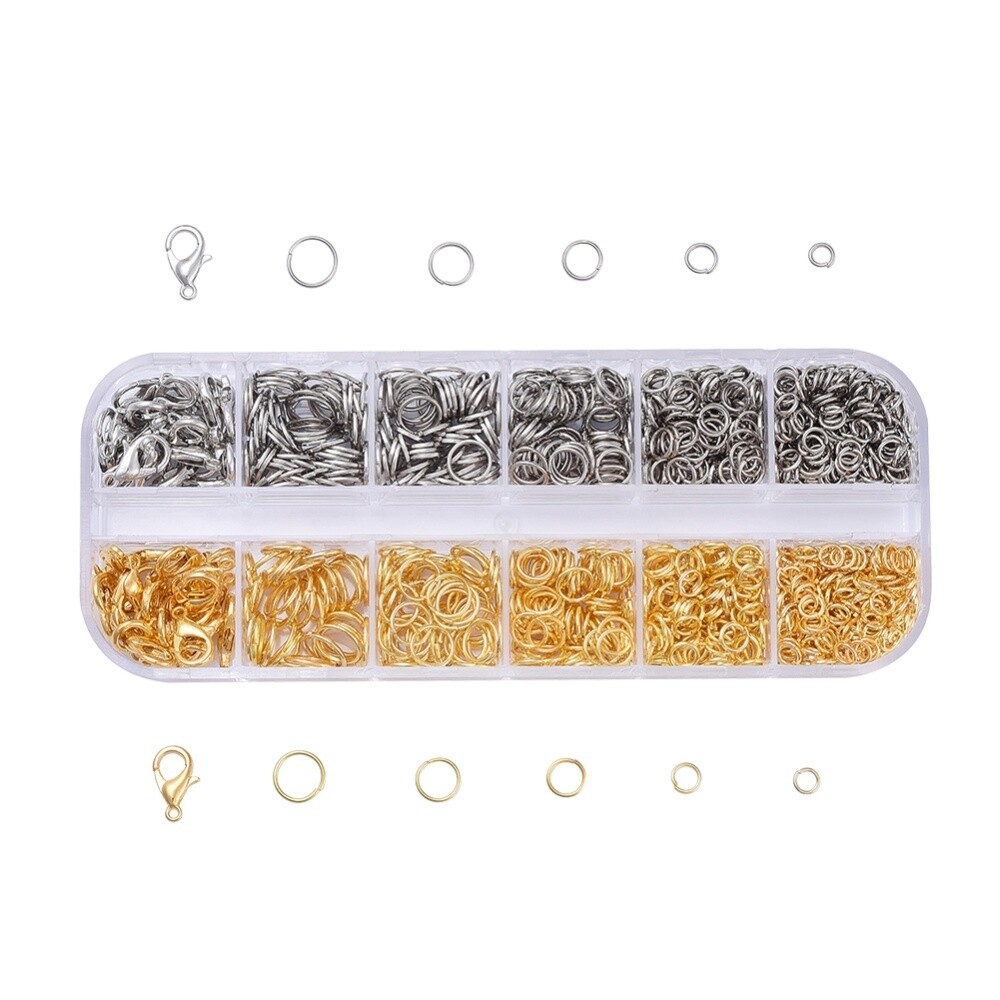 Inspiration Kit - Gold &amp; Silver Jump Ring &amp; Clasps