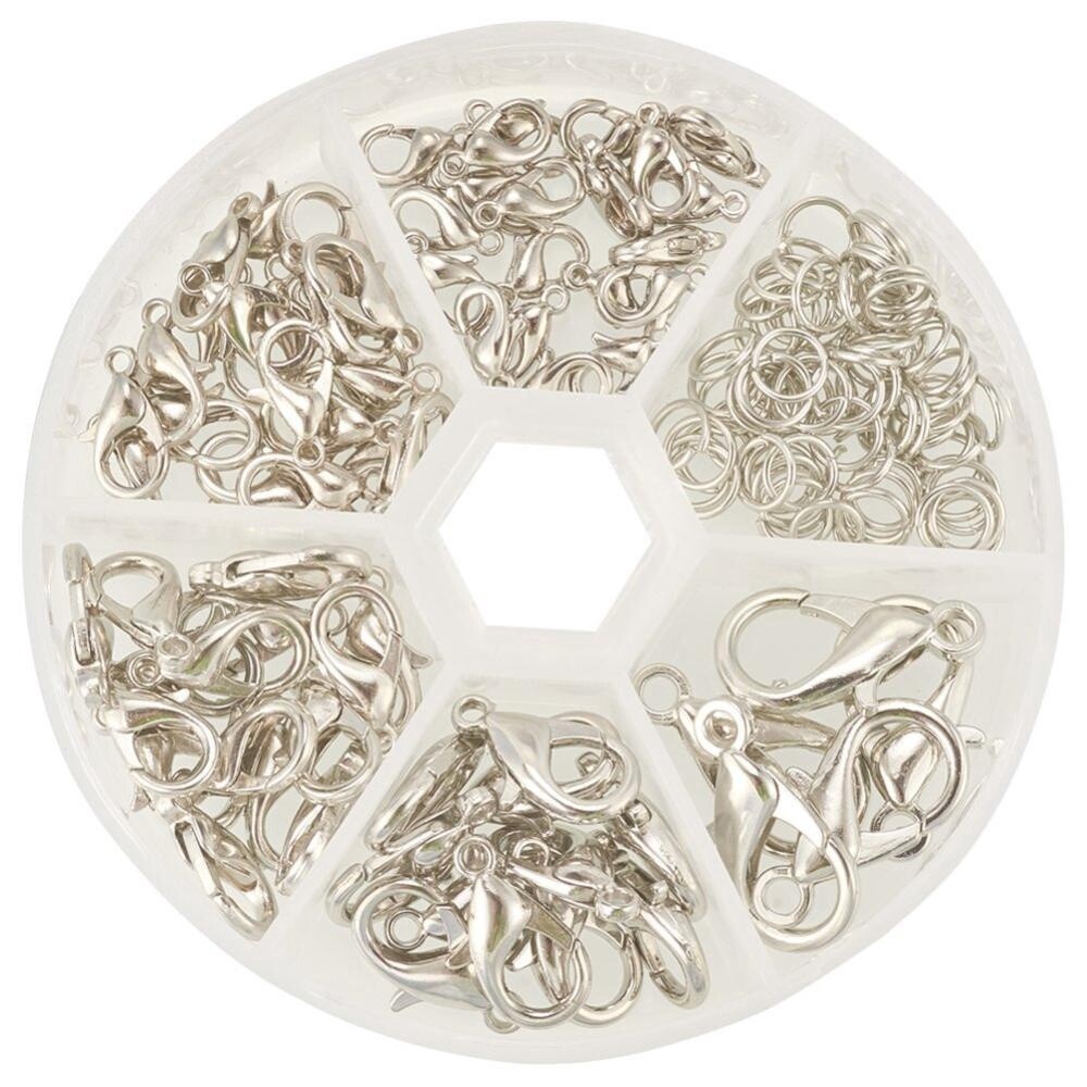 Lobster Clasps - Silver Mixed