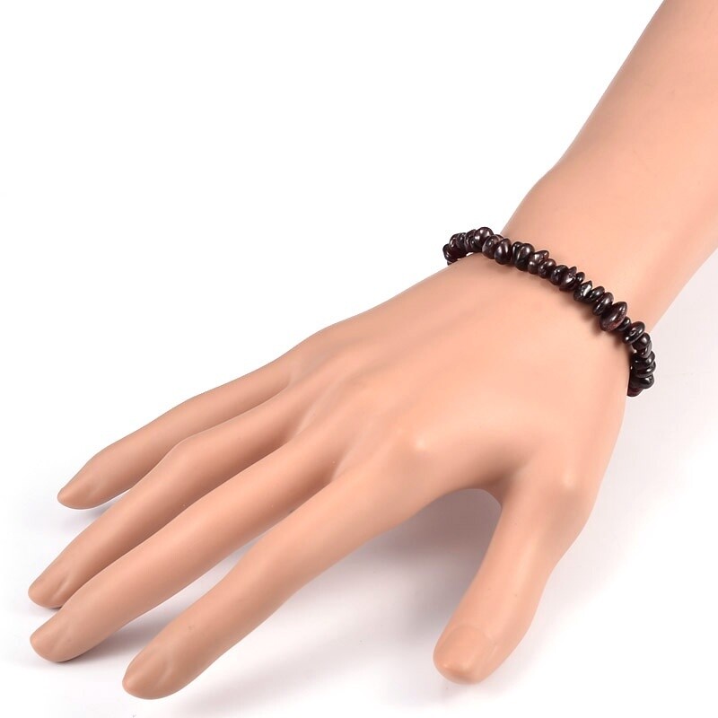 Garnet Chip Bracelet
