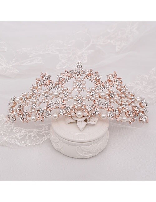 The Rose Gold Whimsical Tiara