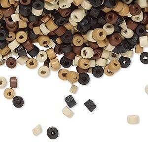 Korean Boxwood Heishi Bead - Mixed 3x2mm