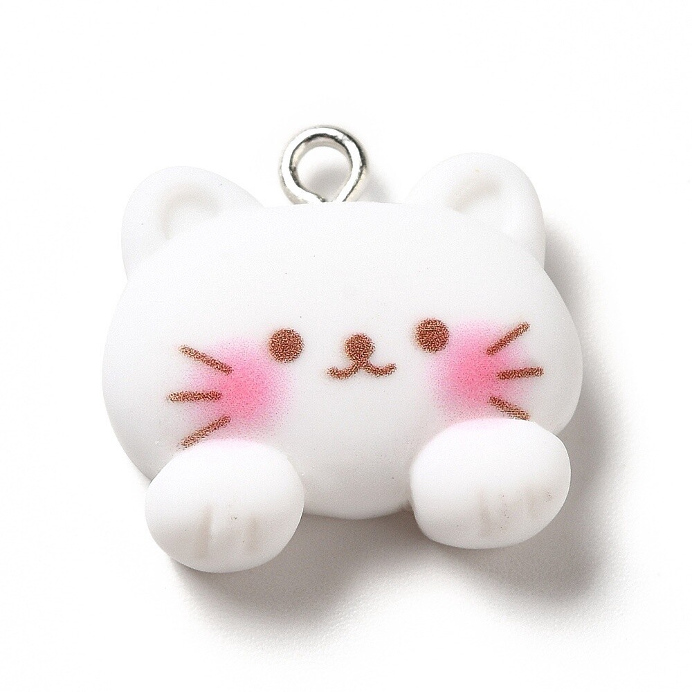NZMH - Resin Kitty Charm 20mm