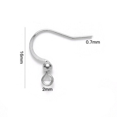 304 SS Standard Hooks - 16x18mm (Pair)