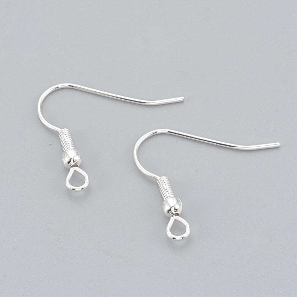 304 SS Silver Hooks -  925 Plated (Pair)