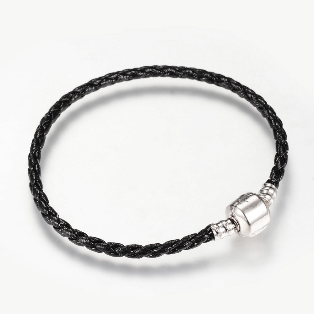 European Style Bracelet - Black 19.5cm