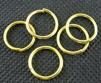 Jump Ring - Golden 16mm (1.4mm)