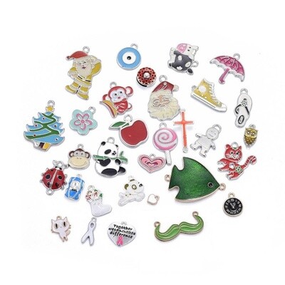 Enamel Charms - Mixed