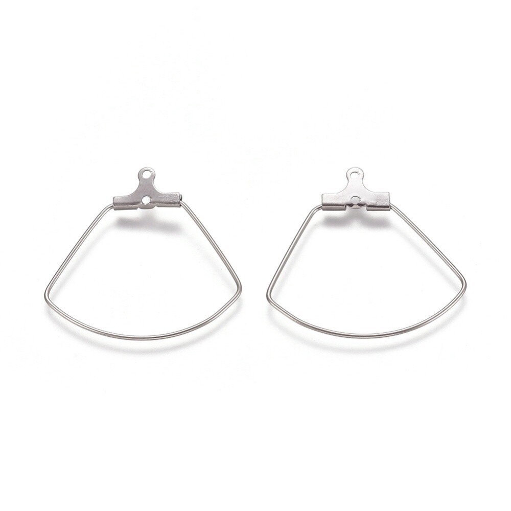304 SS Hoop - Fan 26.5x27mm (Pair)