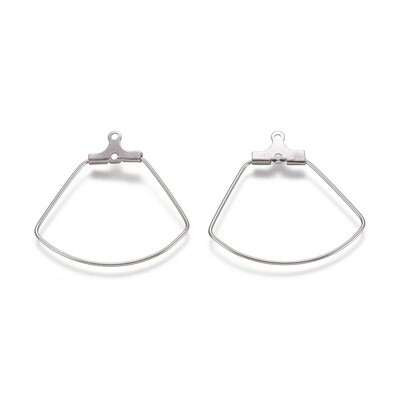 304 SS Hoop - Fan 26.5x27mm (Pair)