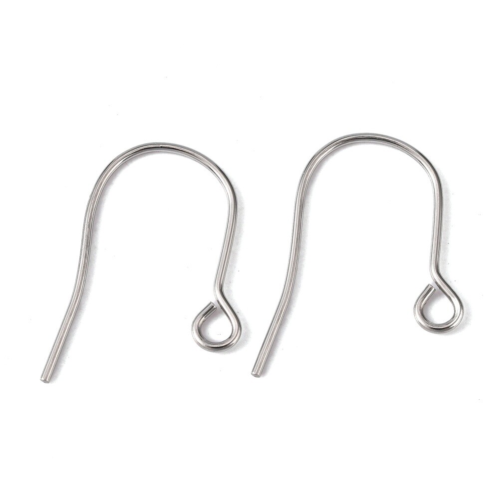 304 SS Earring Hook - 22mm (Pair)