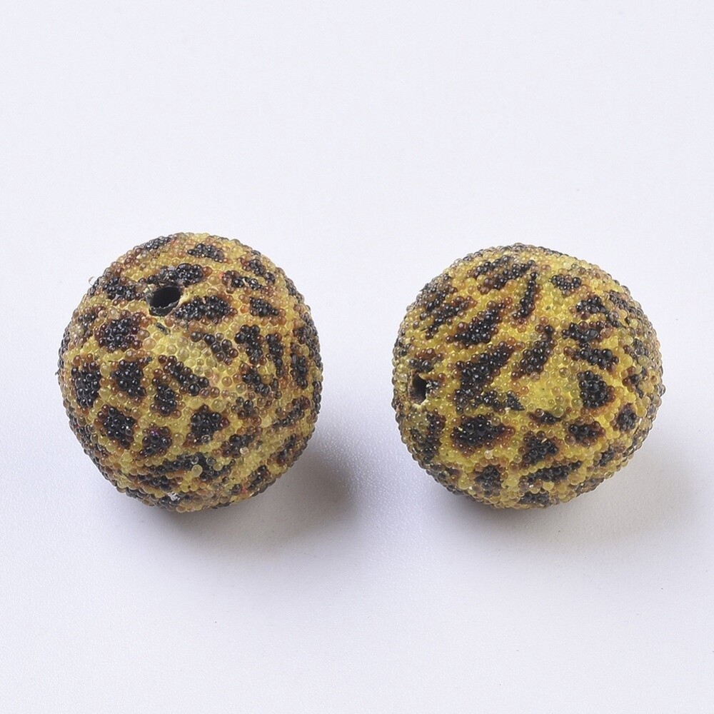 Indonesian Leopard Bead - 19mm