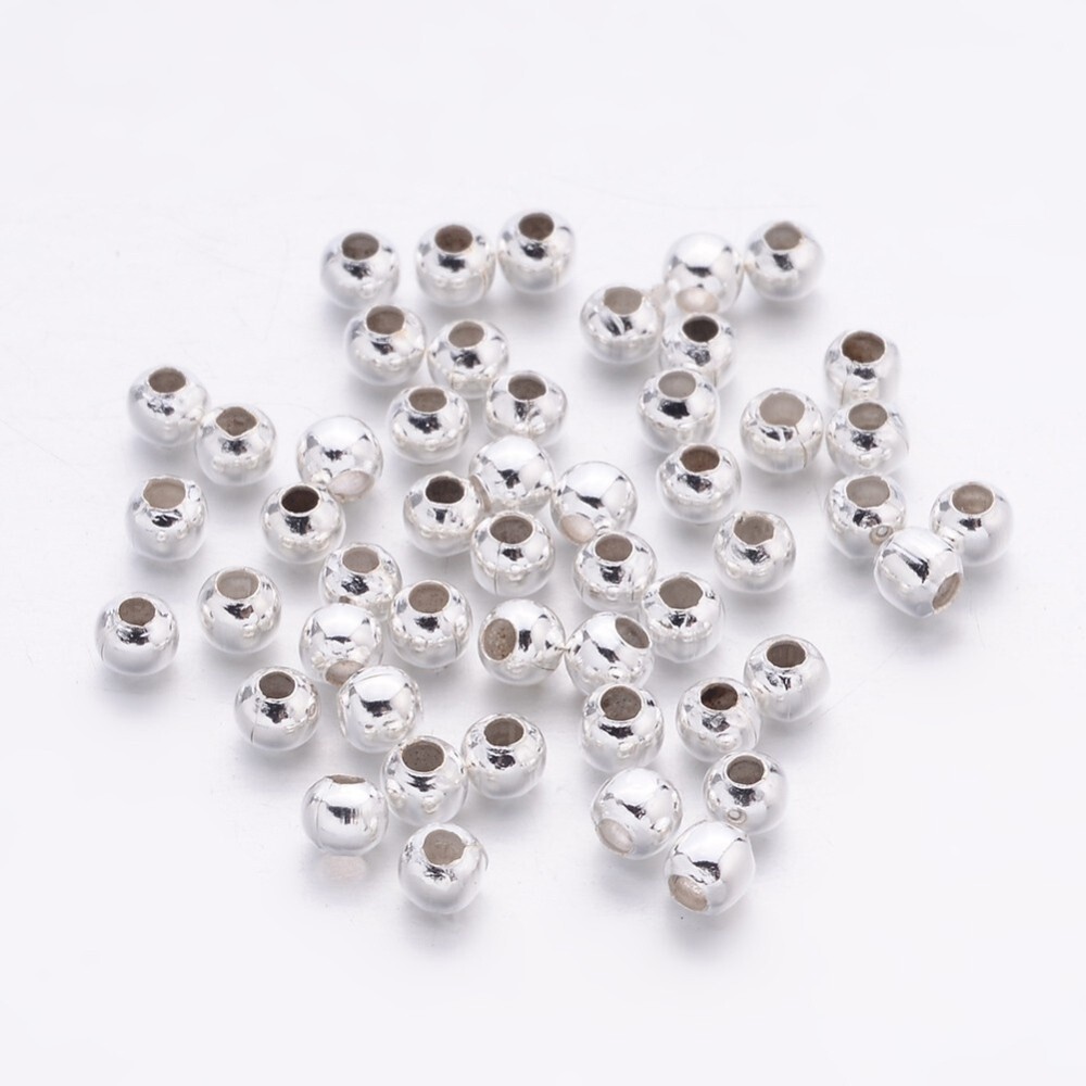 Inspiration Kit - Round Silver Spacer 3mm x 435 Pieces