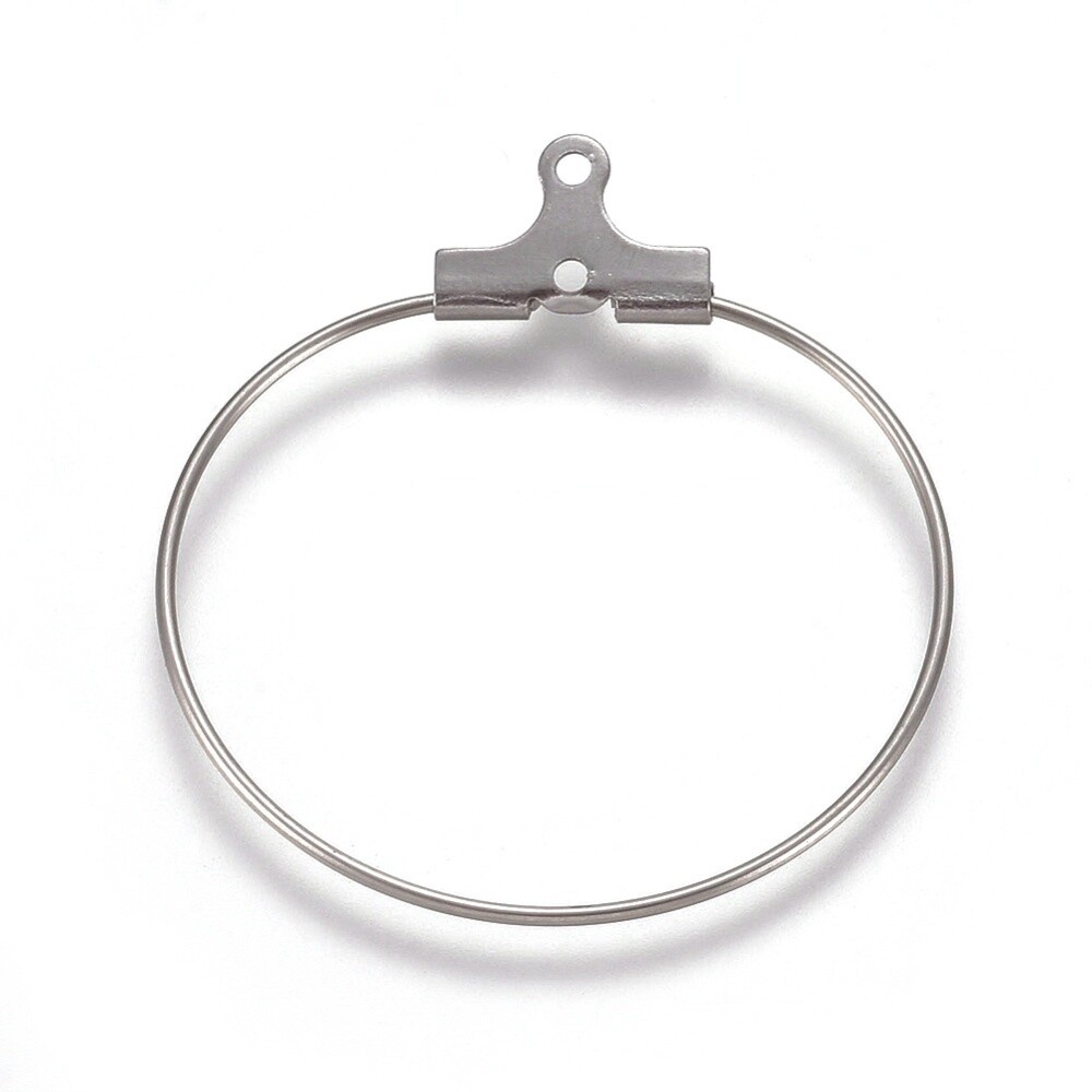 304 SS Hoop - 29.5x27mm (Pair)