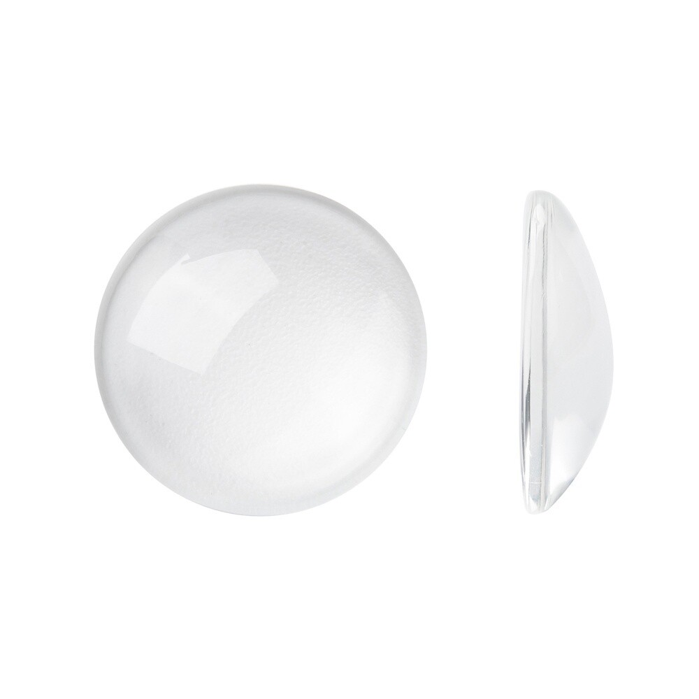 Cabochon - Clear 20x5.5mm