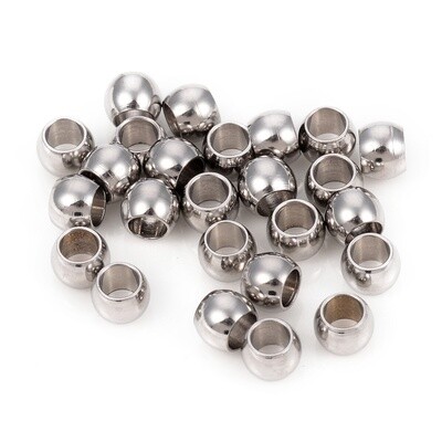 201 SS Spacer Bead - 4x3mm (LH 2.5mm)