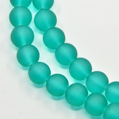 Frosted Glass Tiff - Light Sea Green 10mm