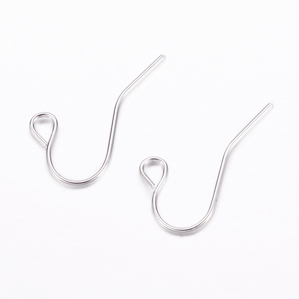Simple Earring Hook - 17mm NF (Pair)