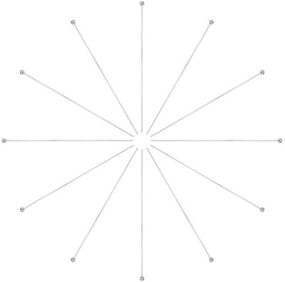 Ball Pin - Silver 50mm (0.5mm)