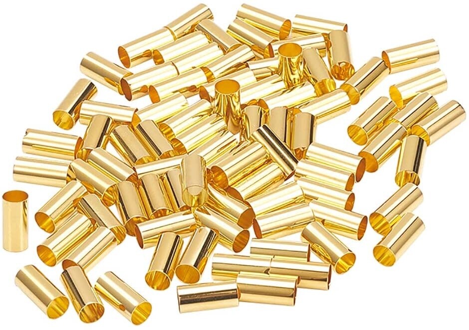 Macrame Spacer Column - Gold 10mm (4.5mm H)