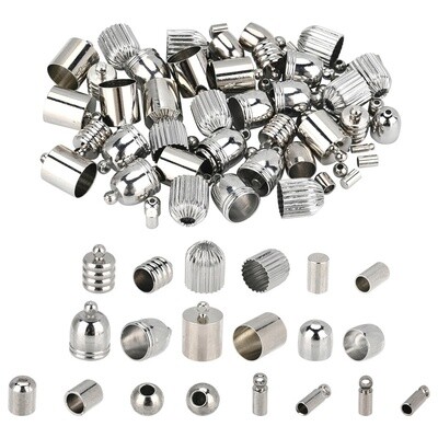 Cord End Mix - Silver