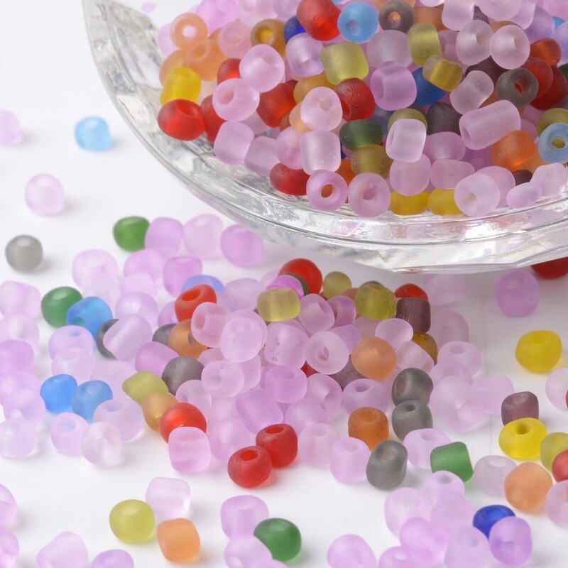 Seed Bead - Matte Pastel Mix 6/0