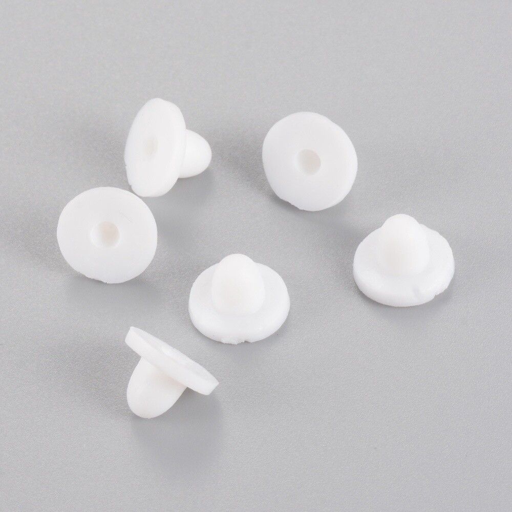 Clip On Rubber Earring Back Pads (Pair)