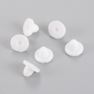Clip On Rubber Earring Back Pads (Pair)