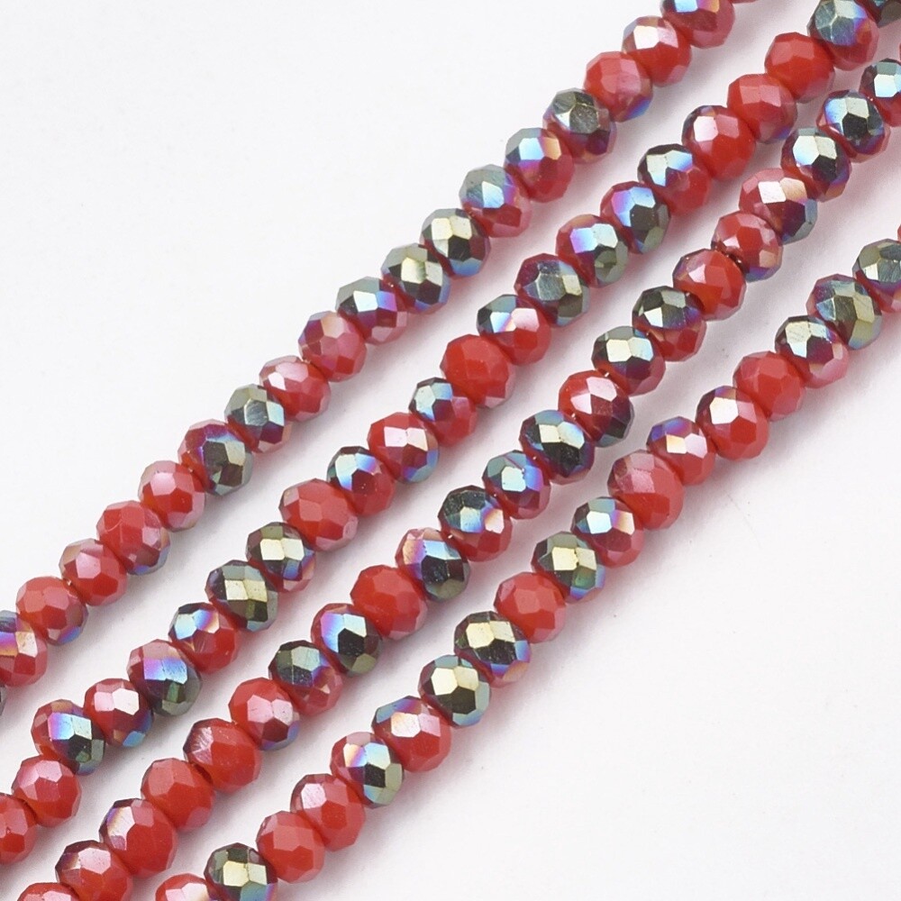 Cushion - Red Electroplated 2mm