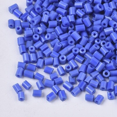 Bugle - Opaque Royal Blue 2.5-3mm