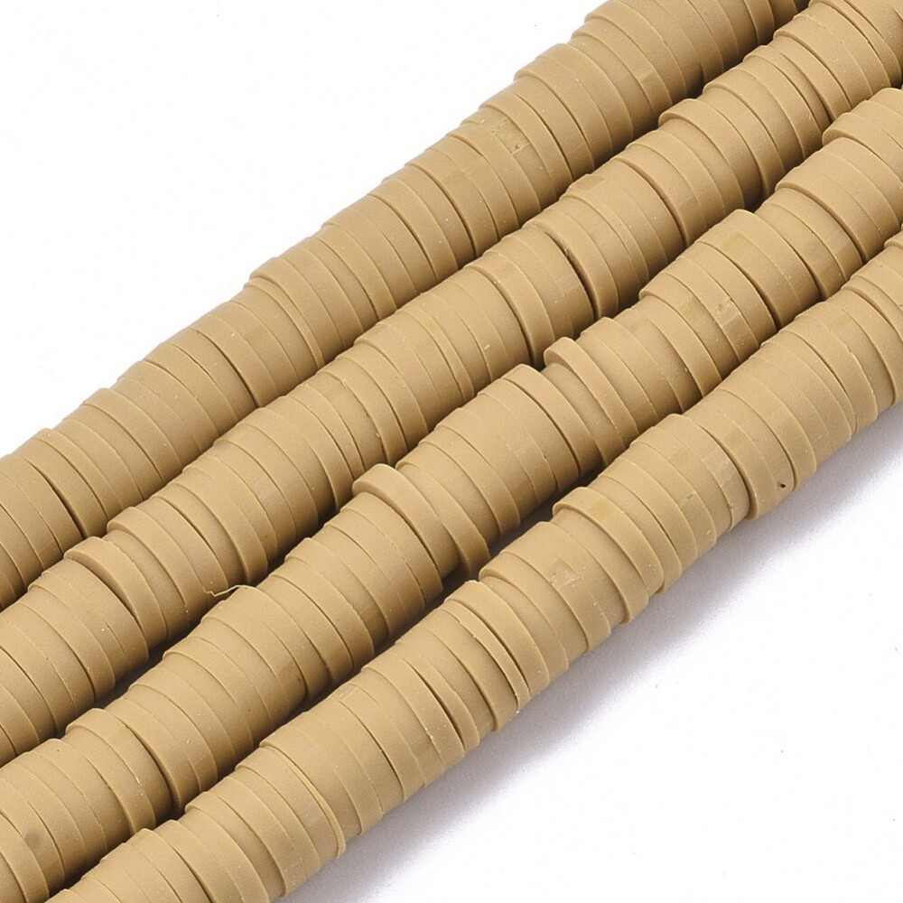 Heishi Beads - Goldenrod 6mm (~16 inch String)