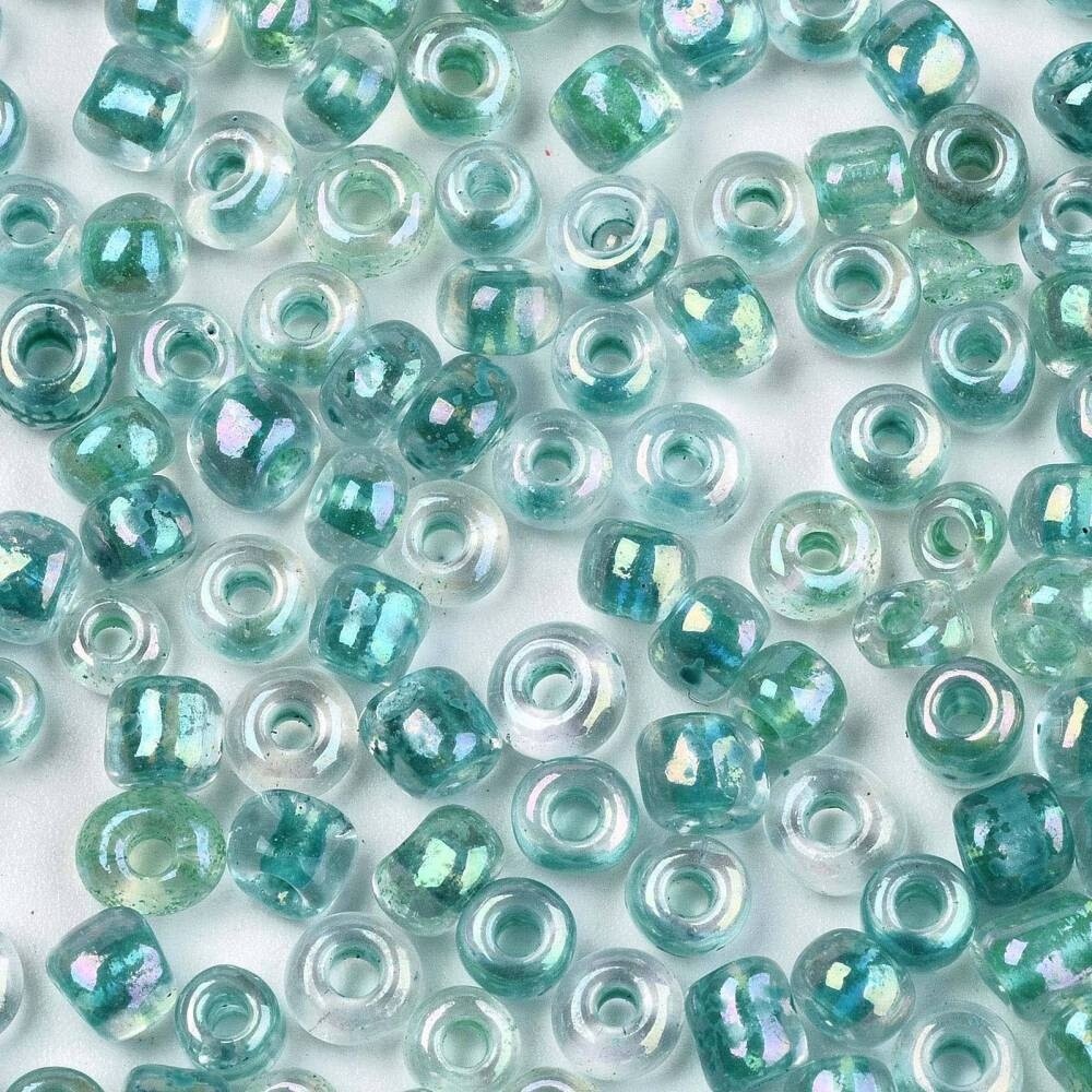 Seed Bead - Transparent Dark Cyan 12/0
