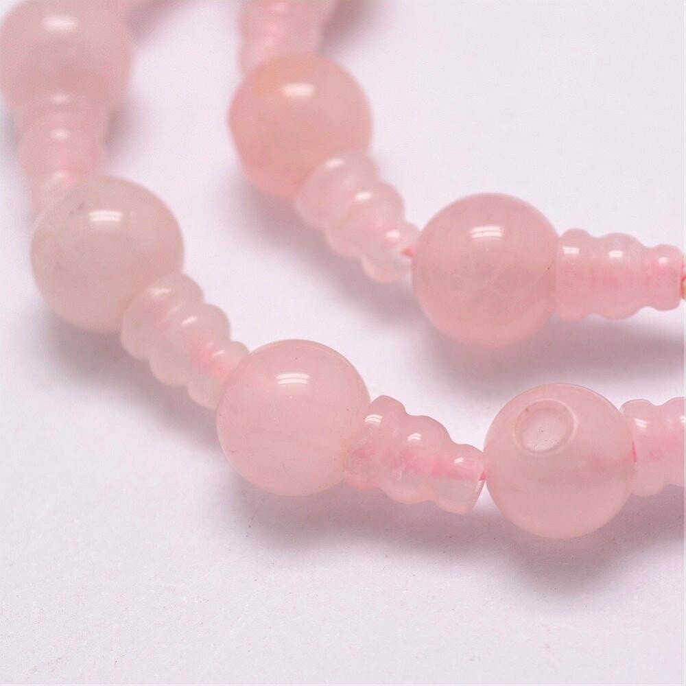 Rose Quartz Guru Bead &amp; Tower Set
