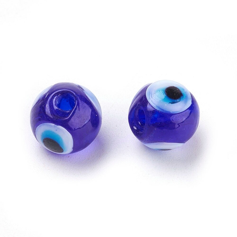 Evil Eye Bead - Blue 12mm