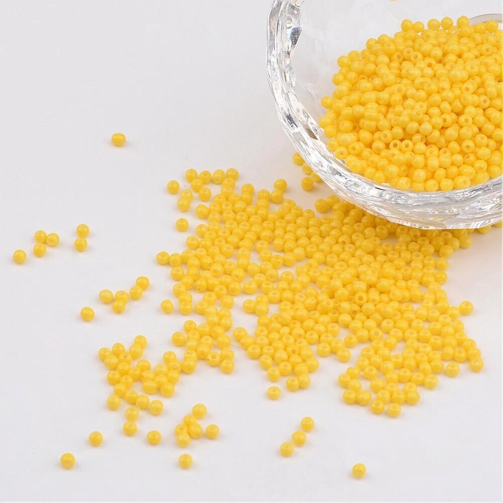 Seed Beads - Yellow Opaque 11