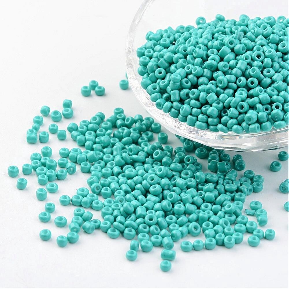 Seed Bead - Dark Turquoise 8/0