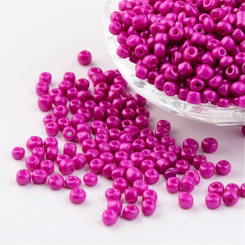 Seed Bead - Opaque Magenta 6/0