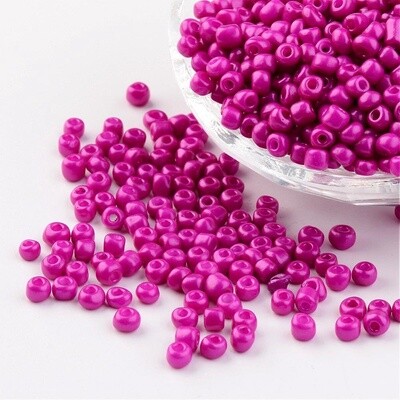 Seed Bead - Opaque Magenta 6/0