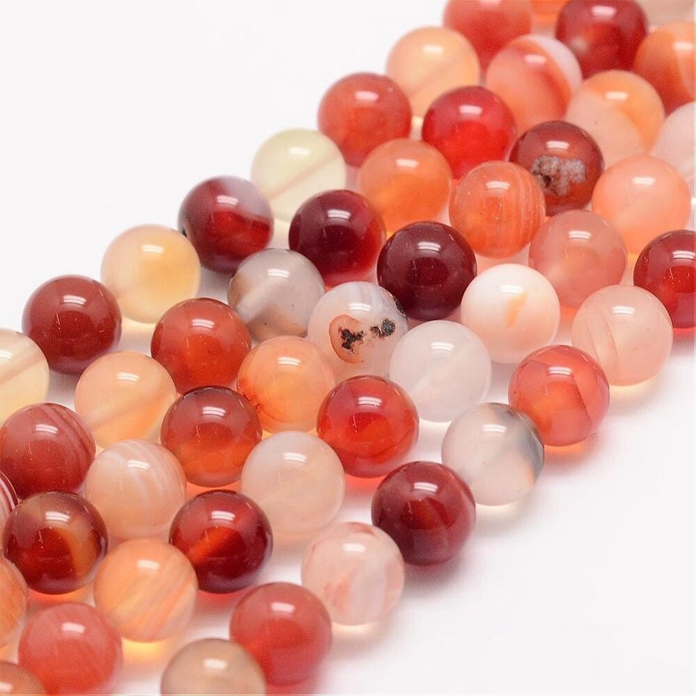 Carnelian Round - 6mm