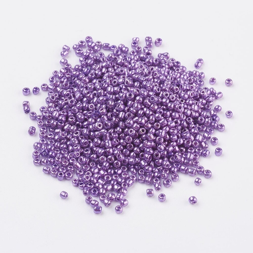 Seed Bead - Metallic Purple 8/0