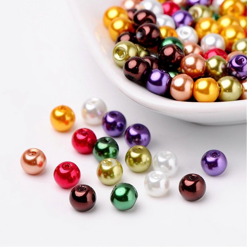 Swiftie Bead - Glass Based Pearl Mix 6mm