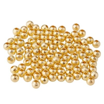Stardust Round - Gold 4mm