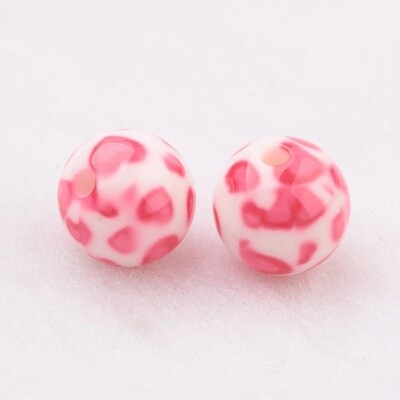 Resin Round - Patterned 10mm