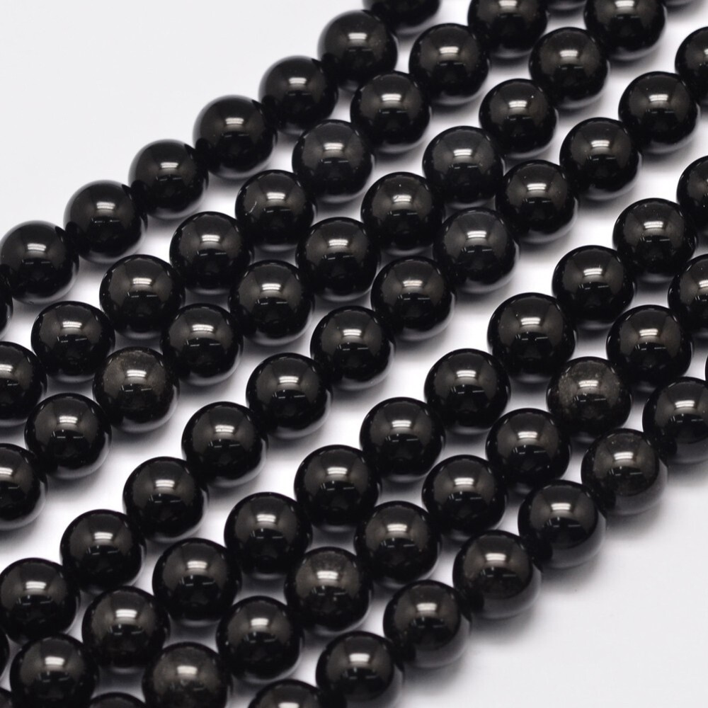 Obsidian Round - 10mm