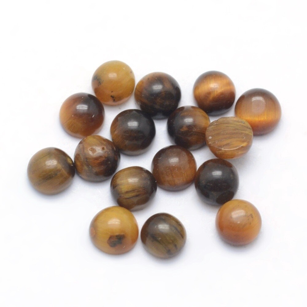 Tigers Eye Cabochon - 3mm