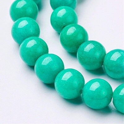 Mashan Jade Round - Turquoise 6mm
