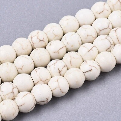 Magnesite Round - 6mm
