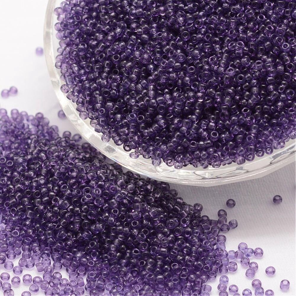 Seed Bead - T Blue Violet 8